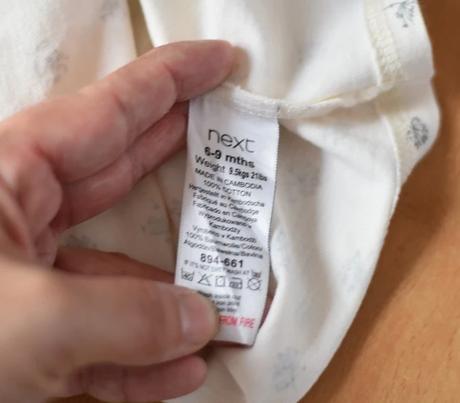 Tričko vel. 6 - 9 m, next,74