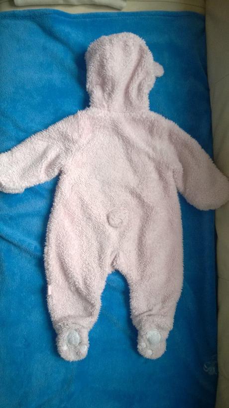 Chlupatý overal / kombinéza podšitý bavlnou, pumpkin patch,62