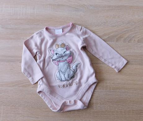 Body disney s kočičkou vel.62/68, disney,68