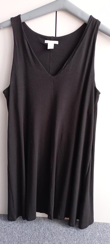 Černé šaty zn."h&m basic" vel."m", h&m,m