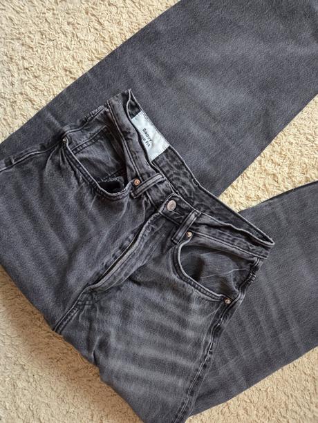 Baggy jeans h&m pánské šedé w29/32, h&m,176