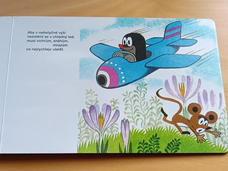 Leporelo pro děti jak krtek cestoval, 