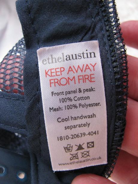 Tmavě modrá kšiltovka s lebkou, ethel austin,140