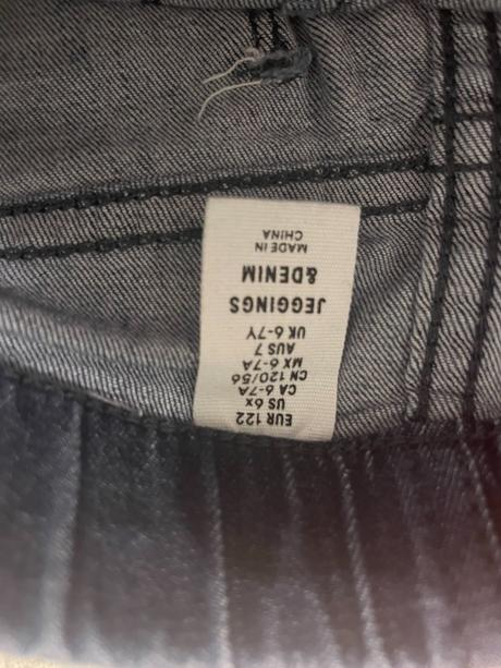 Dívčí džíny jeggings & denim 122, denim,122