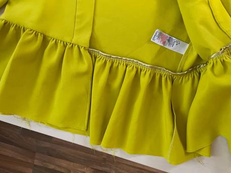 Nové volánek sako ve výrazné barvě, vel m, topshop, topshop,m