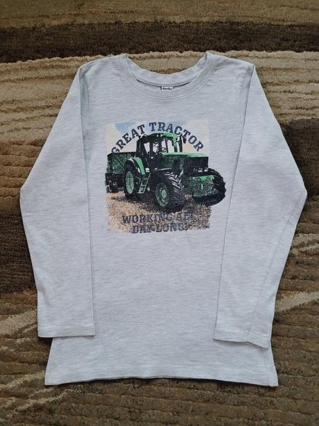 Tričko s traktorem, dopodopo,128