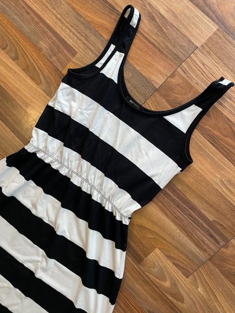 Pruhované maxi šaty, vel s/m, esmara, esmara,s
