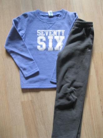 Mikina +tepláky, domyos,128