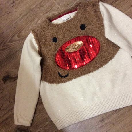 Svetr protkaný zlatou metalickou nití, f&f,116