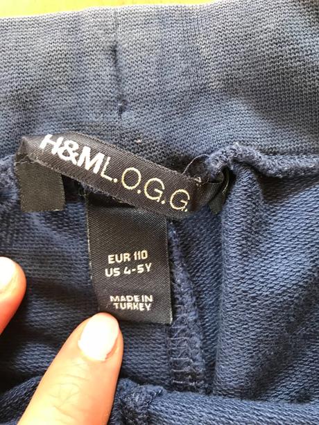 Bermudy h&m kraťasy šortky, h&m,110