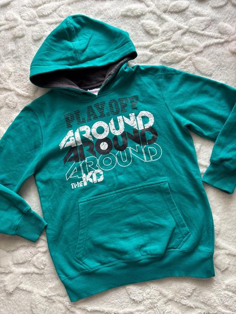 K1/ mikina zelená tyrkysová- v.134/140, yigga,134