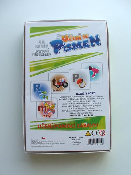 A52 pexeso - první písmena,