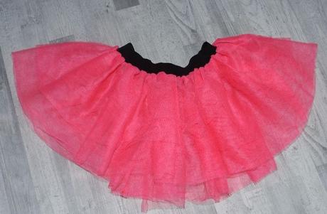 Tylová růžová sukně tutu, 