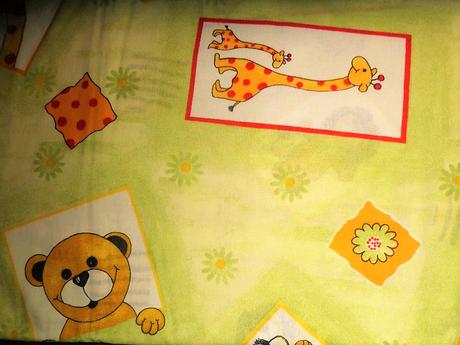 Povlečení do dětské postýlky, pistáciová barva, šířka (cm): 90,délka (cm): 130