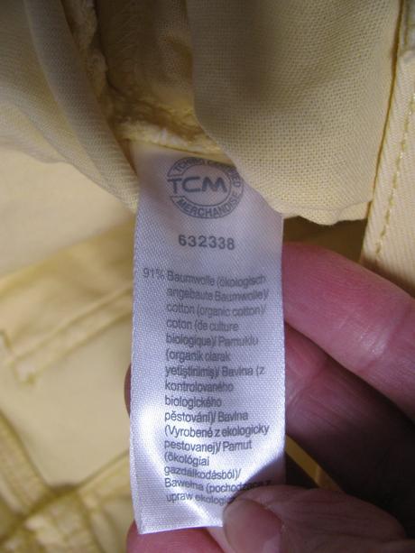 Strečové žluté džínové kalhoty essentials, 38