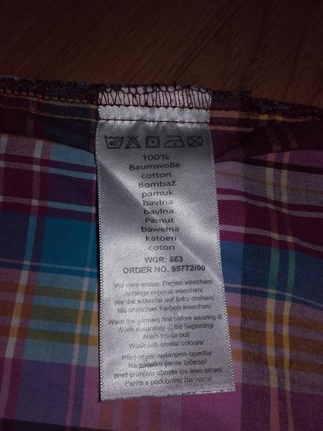 Károvaná košieľka s výšivkou, kiki&koko,122