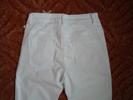 Bílé kalhoty rifle džíny, 36