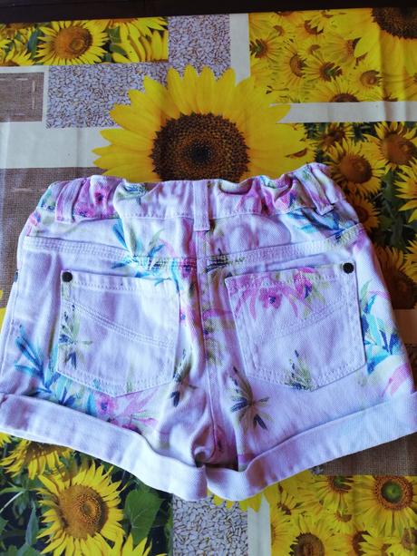 Sada dívčích šortek vel. 122/128., palomino,122