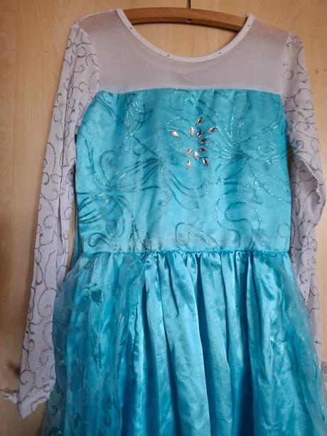 Šaty princezna/ elsa vel 152/158, 158
