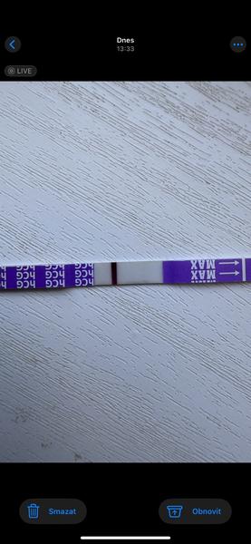 Těhotenský test. Znamená to těhotenství?