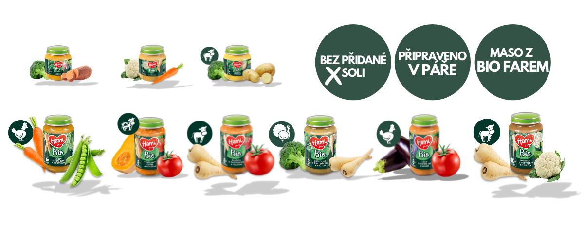 Příkrmy Hami BIO Příkrmy Hami BIO