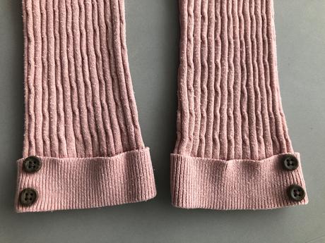 Starorůžové legíny s knoflíčky 6-7let 122-128cm, f&f,122