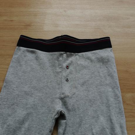 Leginy, spodni kalhoty 134/140 zebrovaneho vzhledu, 134