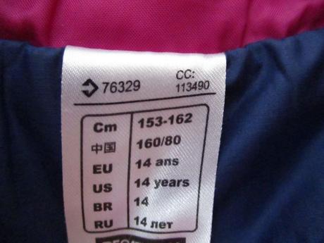 Dívčí přechodová prošívaná bunda quechua 152 158, quechua,152