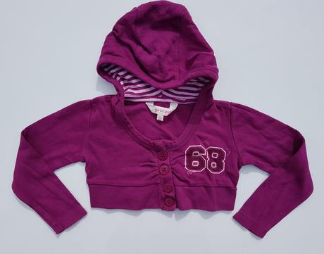G83 dívčí bavlněné bolerko s kapucí vel. 110, girl2girl,110