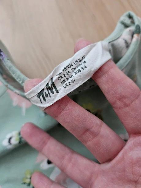 Šaty h&m, vel. 98/104, h&m,98