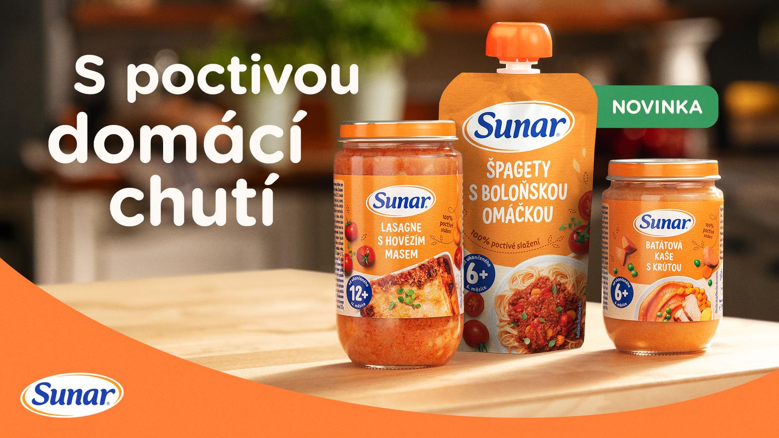 Sunar masozeleninové příkrmy ve skle Sunar masozeleninové příkrmy ve skle