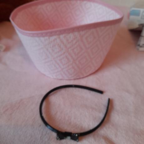 Růžový košík a holčičí šperky, 