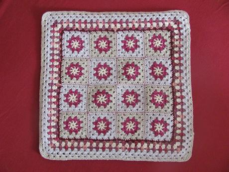 Háčkovaný povlak na polštář, 