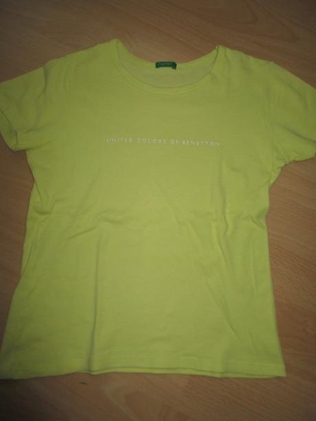 Tričko s nápisem  146/152, benetton,152
