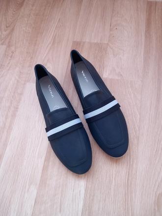 08 - modro-bílé baleríny vel. 39 - n.o.v.é, 39