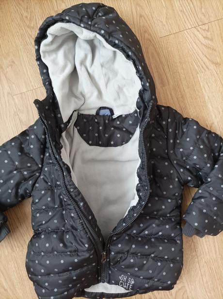 Dívčí puntíkatá bunda lupilu vel.110, lupilu,110