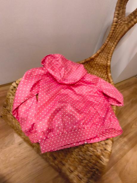 Puntíkatá jarní bunda h&m, h&m,128