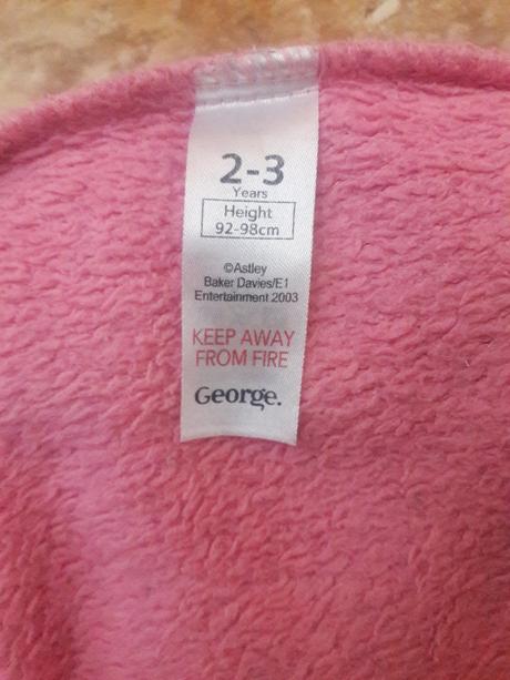 Plyšový overal na spaní peppa pig, v.92, george,92