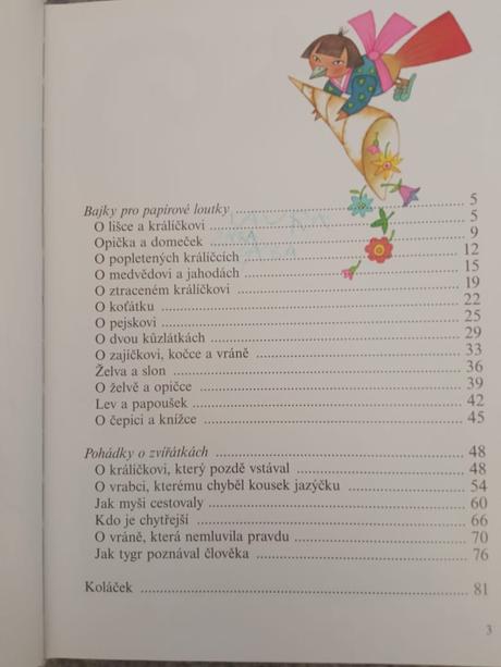 Knížka dětská - pohádková čítanka, 
