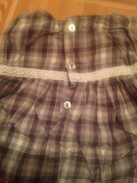Dívčí šaty kostičky vel. 86 - 92, h&m,86