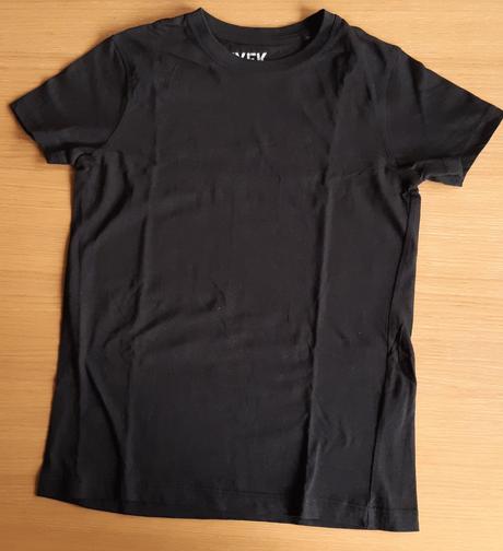 Černé tričko 134-140, kik,134