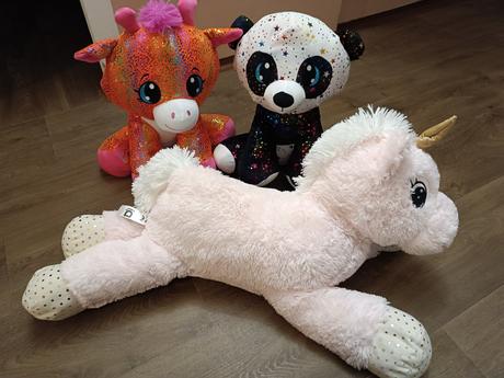 Velké plyšové hračky/plyšáci- jednorožec, žirafa.., 