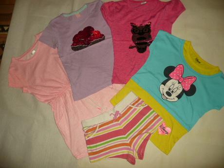 Tričko neon minnie šaty vel 7/8 let 4ks, 122–134