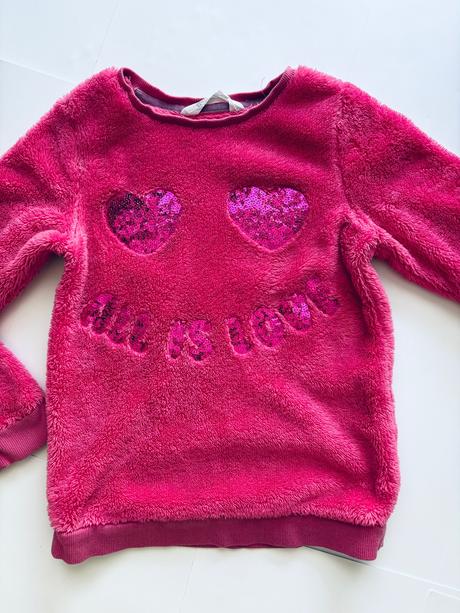 K1/ mikina coral flece - v.122/128, h&m,122