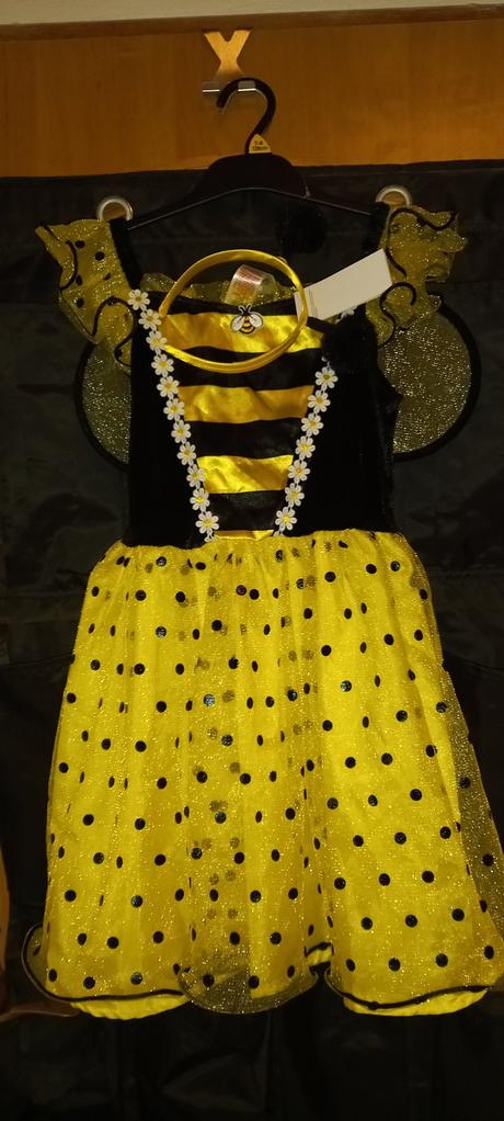 Karnevalová maska včelka  vel. 7 let, 