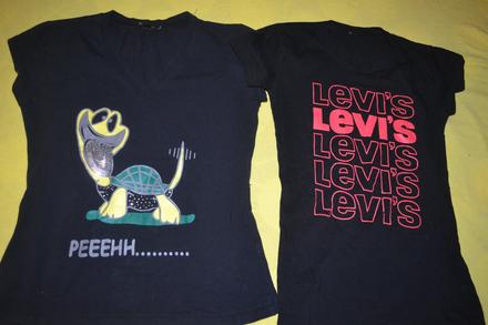 2x letní dívčí/ dámské tričko v.s,xs,164, xs
