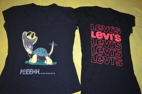 2x letní dívčí/ dámské tričko v.s,xs,164, xs