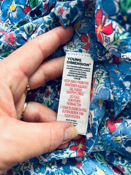 Ob/ šaty květované - v.7/8 let, young dimension,128