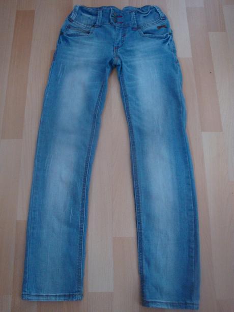 Džíny/rifle pro děvčata - vel. 140, crashone,140