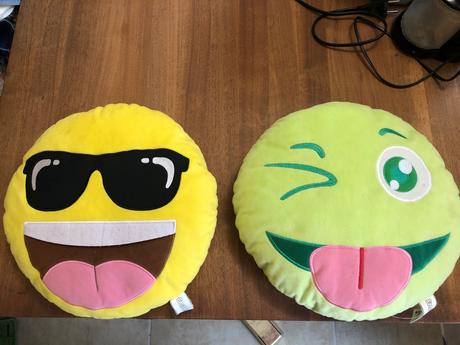 Emoji polstarky zluty, zeleny, 